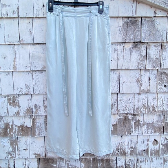 Ruby and Jenna Tencel Light Green/blue Trousers - Picture 1 of 6